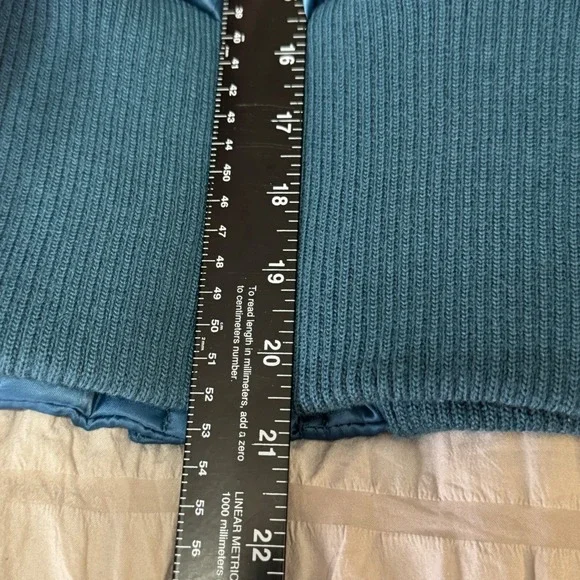 BKE Puffer Vest Teal Blue Quilted Sleeveless Zip Up Lined S - Picture 10 of 10